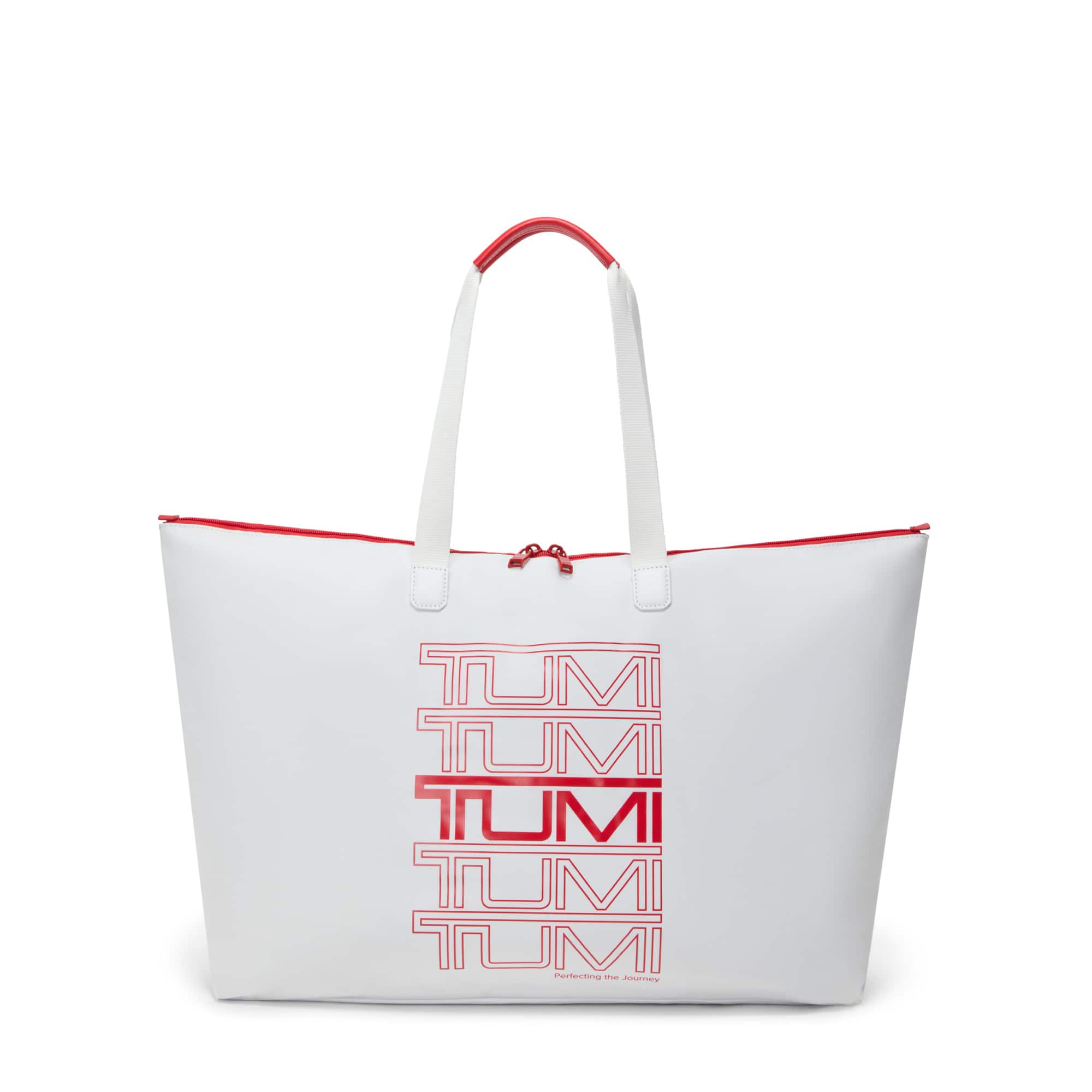 TUMI - Voyageur Just In Case Tote Bag - Thank you White/Red - Front_Zoom