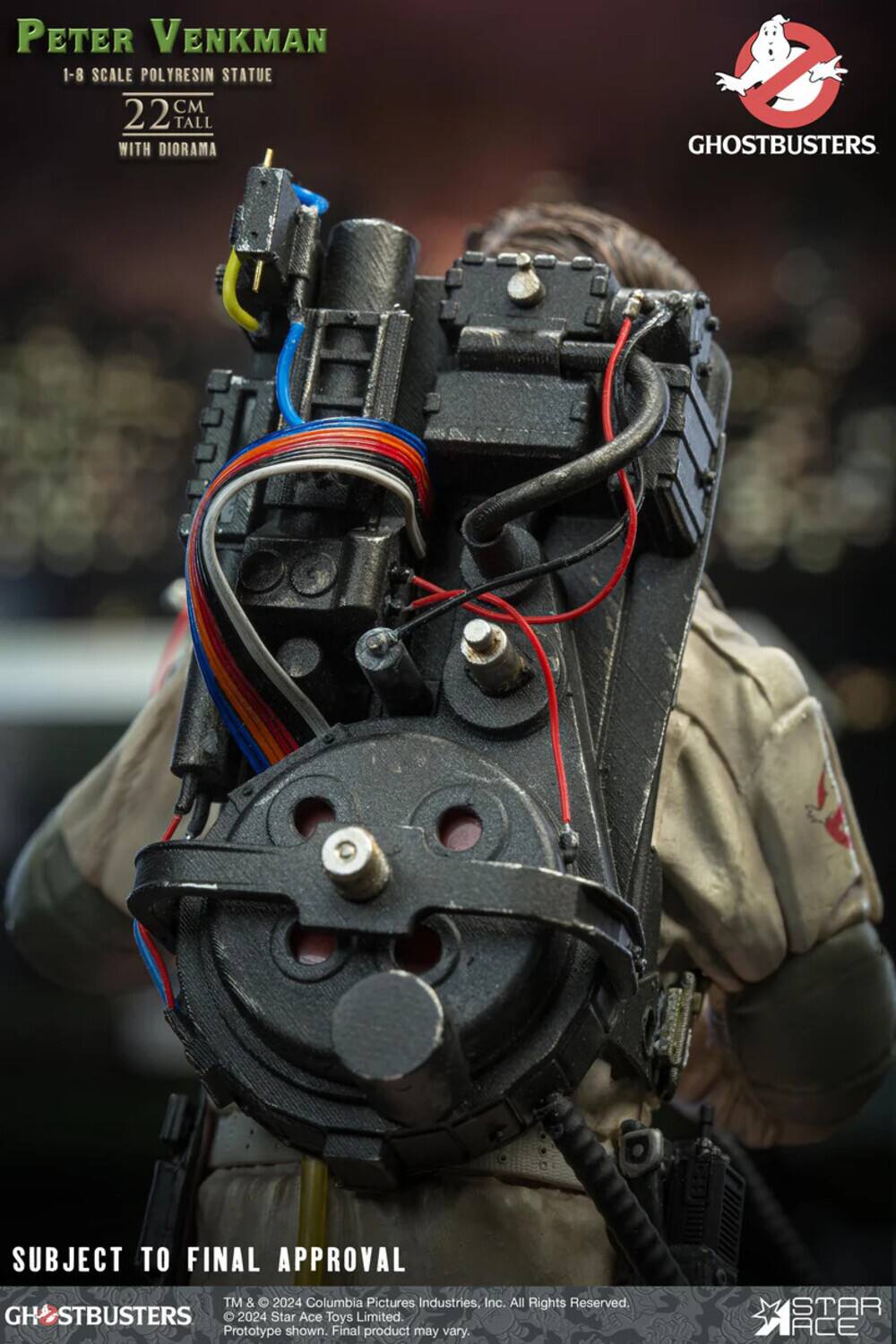 PETER VENKMAN 1-8 SCALE POLYRESIN STATUE 22 CM TALL WITH DIORAMA

GHOSTBUSTERS

SUBJECT TO FINAL APPROVAL

TM & © 2024 Columbia Pictures Industries, Inc. All Rights Reserved. GH STBUSTERS 2024 Star Ace Toys Limited. Prototype shown. Final product may vary.

STAR ACE