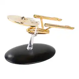 Eaglemoss - Star Trek Ship Replica Plated TOS NCC 1701 Enterprise (Variant) - Gold