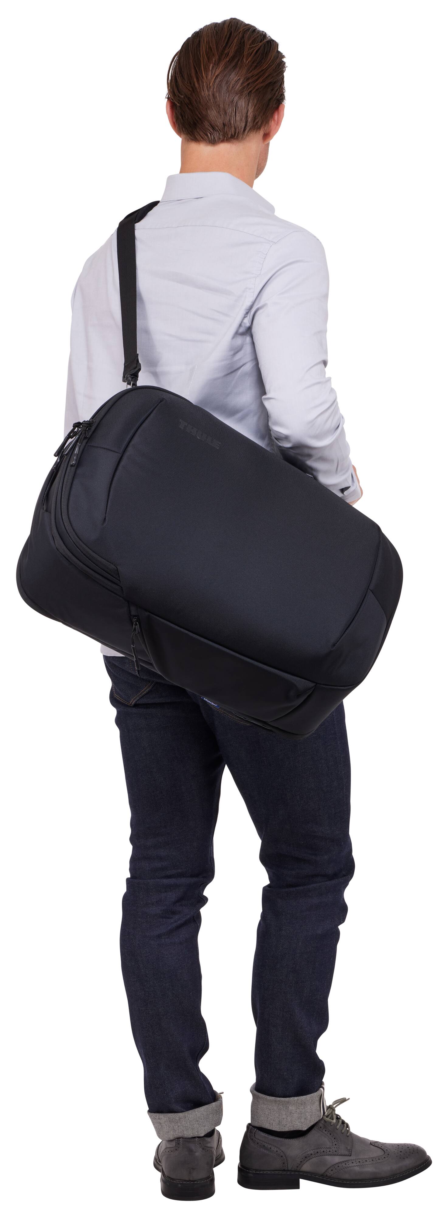 Alt View 4. Thule - Subterra 2 Convertible Carry On - BLACK.