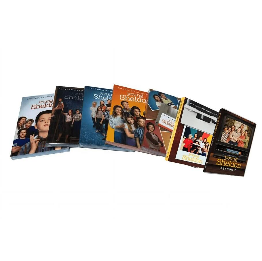 Left. Young Sheldon Complete Series Season 1-7 (DVD).