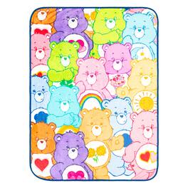 Silver Buffalo - Care Bears Character Collage Fleece Throw Blanket | 45 x 60 Inches - Multi-Colored