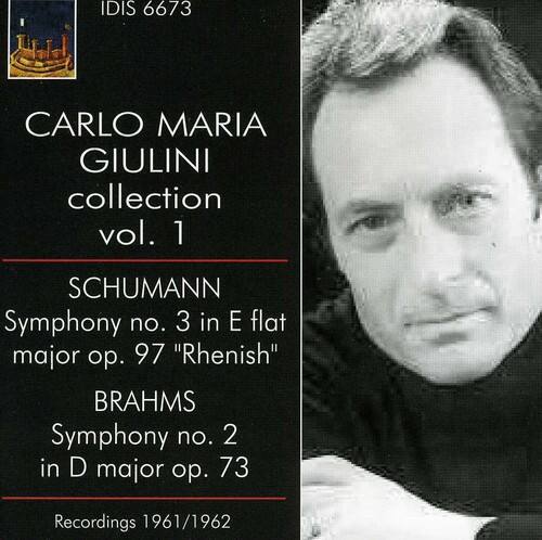 IDIS 6673

CARLO MARIA GIULINI  
collection vol. 1

SCHUMANN  
Symphony no. 3 in E flat major op. 97 "Rhenish"

BRAHMS  
Symphony no. 2 in D major op. 73

Recordings 1961/1962