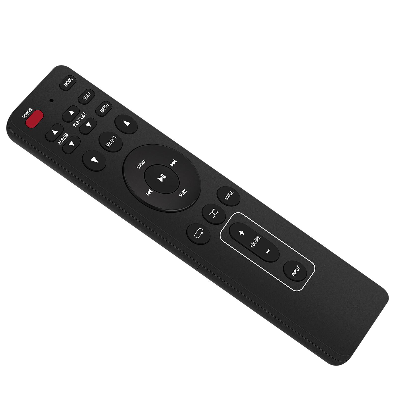 POWER MODE SORT PLAY LIST UST PLAY ALBUM MENU SELECT MENU I SORT MODE X VOLUME VOL I INPUT