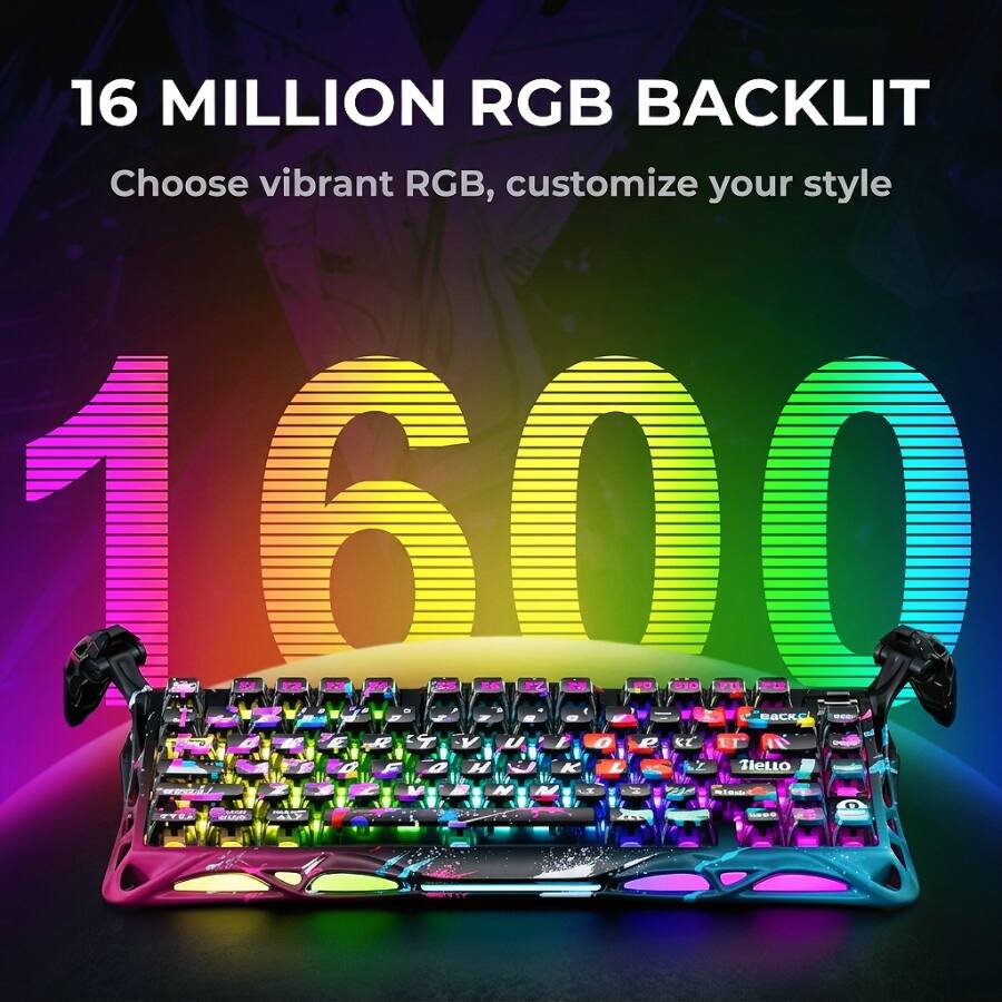 16 MILLION RGB BACKLIT  
Choose vibrant RGB, customize your style
