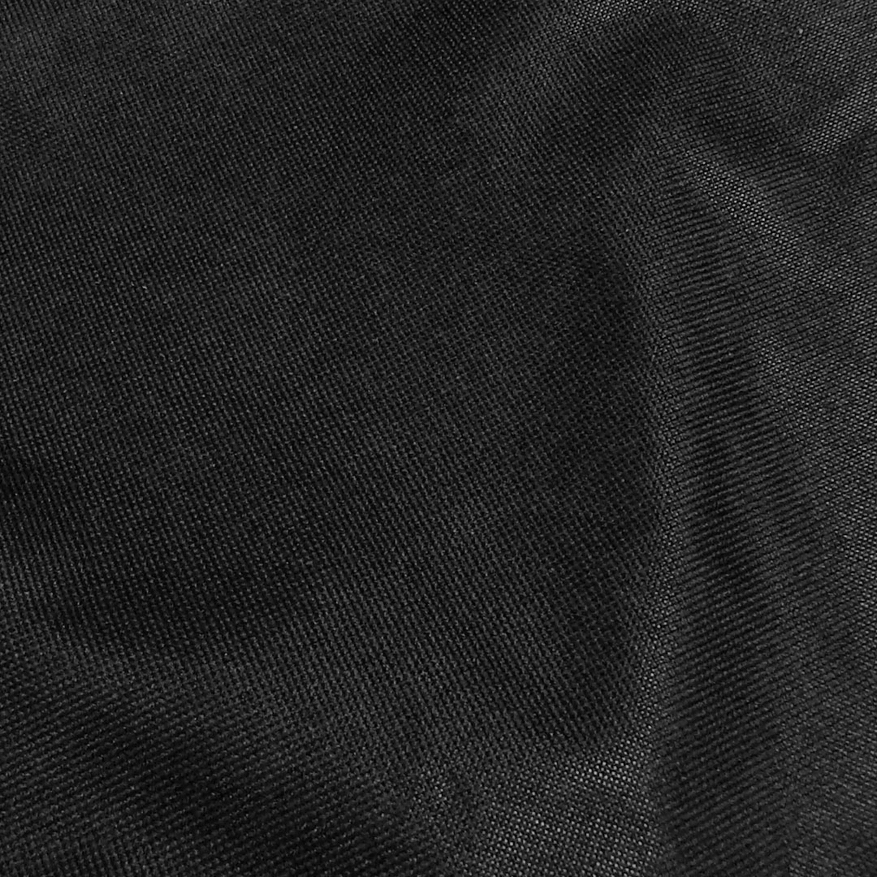 Alt View 4. Sunnydaze - 48 in Heavy-Duty Polyester Firewood Log Hoop Rack Cover - Black.