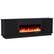 Alt View 6. U-HOMY - 70" Fireplace TV Stand with 36" Electric Fireplace, Fluted Media Console for TVs up to 80", Black - Black.