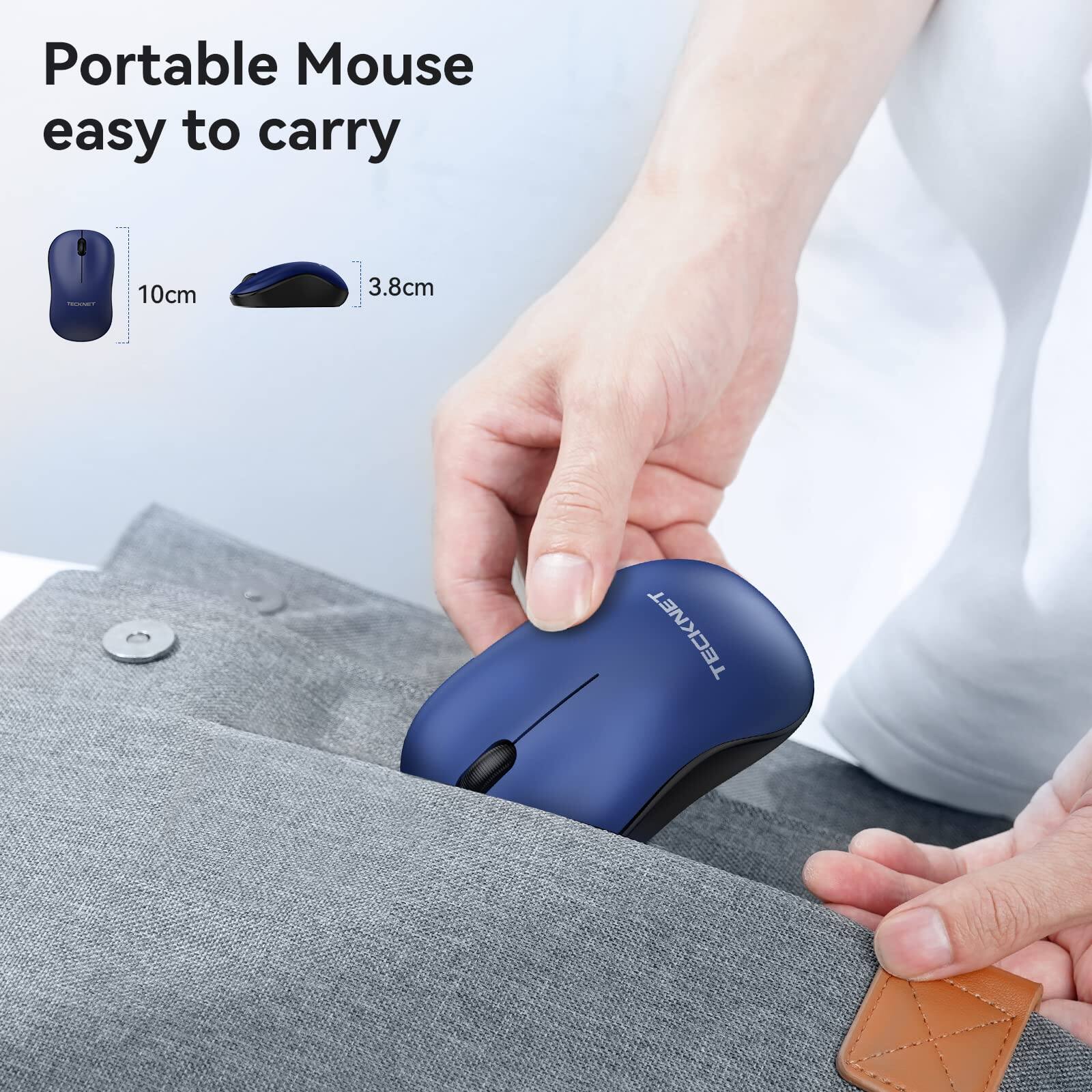 Comfort Essence Wireless Mouse For Laptop Silent Computer Quiet Click ...