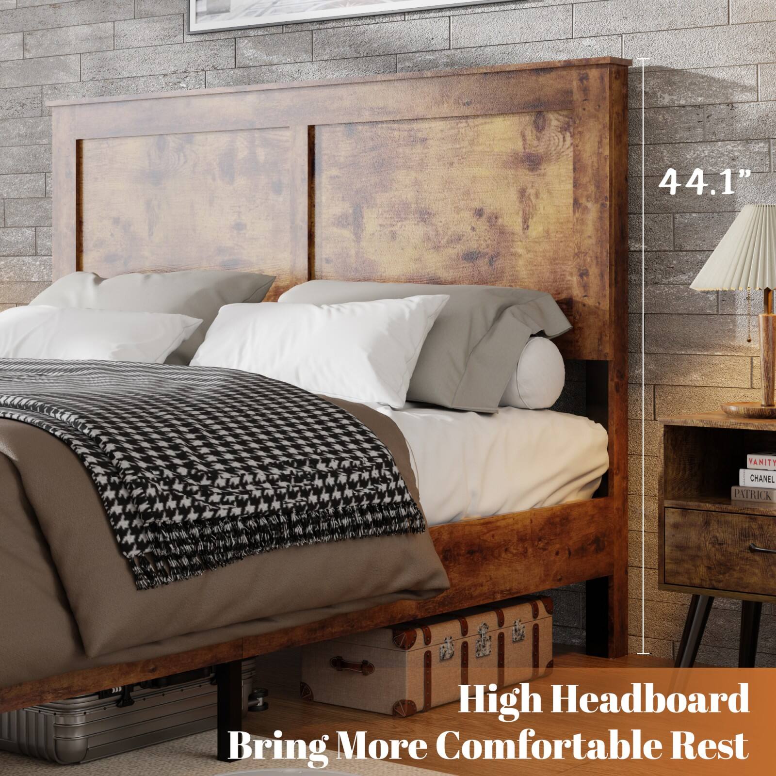 44.1"  
High Headboard  
Bring More Comfortable Rest