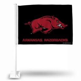 Rico Industries - Arkansas Razorbacks 11X14 Window Mount 2-Sided Car Flag - Multi