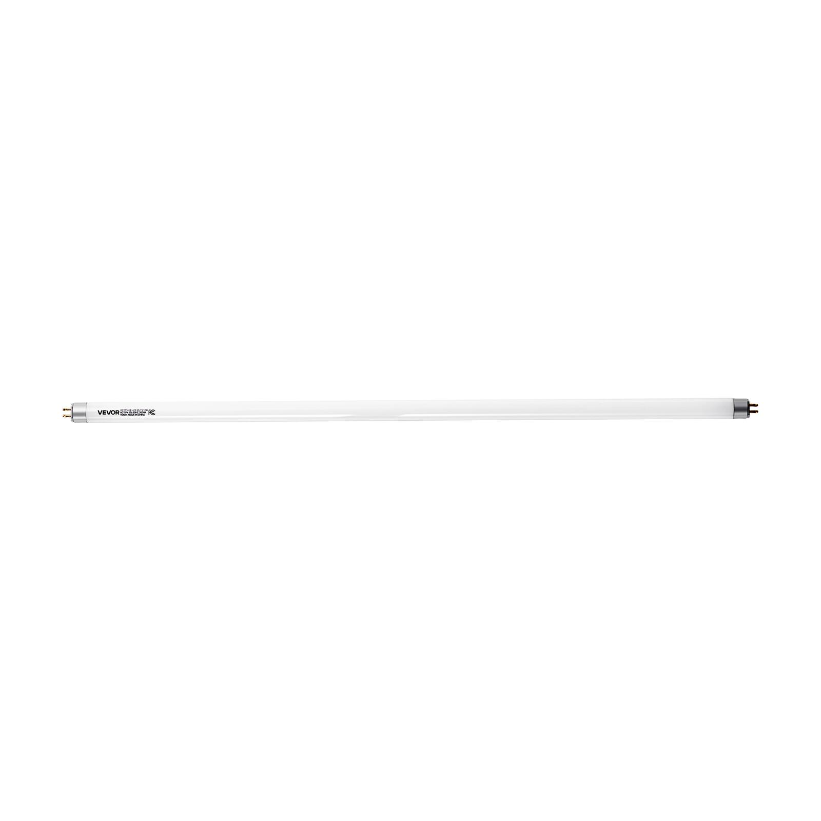 Alt View 5. VEVOR - 8 Pack T5 Fluorescent Light Bulbs, 21-Inch Linear, Fluorescent Tube Lamp with 3000K Warm White, 13 Watts, 1100 Lumens - White.