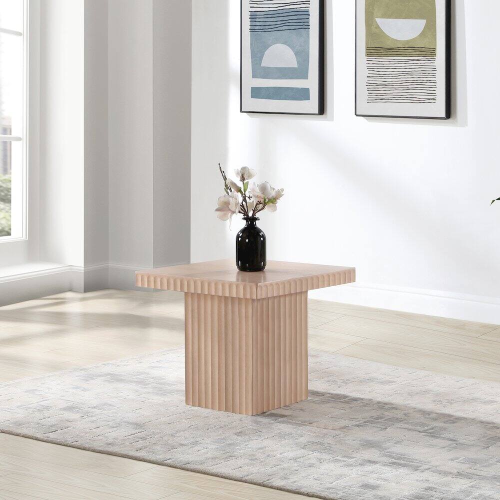 Alt View 1. Meridian Furniture - Spencer Natural Oak Veneer Coffee Table - Brown.