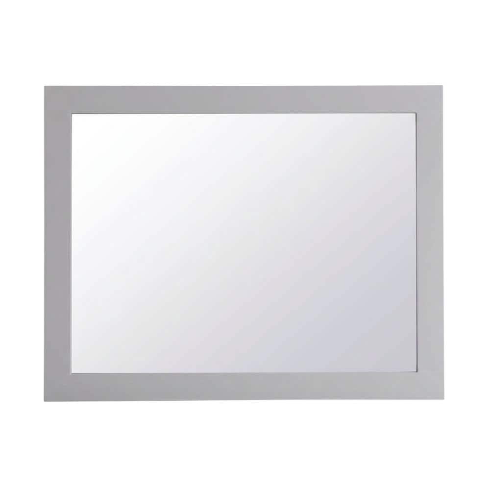 Elegant Decor - Aqua rectangle vanity mirror 27 inch in Grey - Gray price history on PriceWatchPro