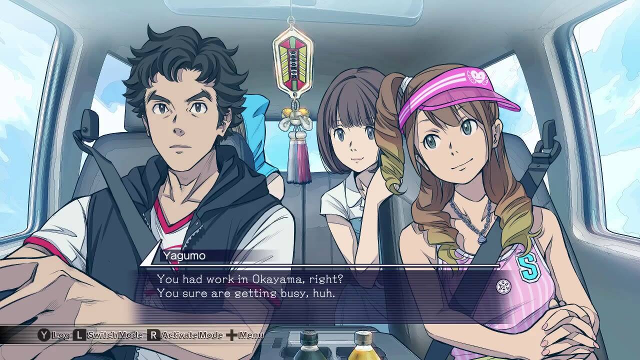Yagumo: You had work in Okayama, right? You sure are getting busy, huh.

Y Log L SwitchMode R ActivateMode + Menu