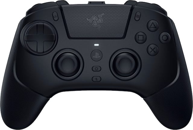 Razer - Raiju V3 Pro Wireless Gaming Controller with TMR Thumbsticks and Remappable Buttons for Playstation 5 and Windows - Black