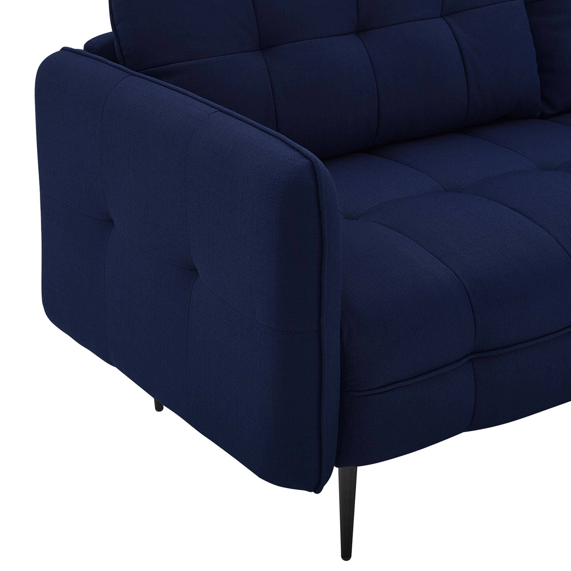 Alt View 5. Modway - Cameron Tufted Fabric Sofa by Modway - Royal Blue.