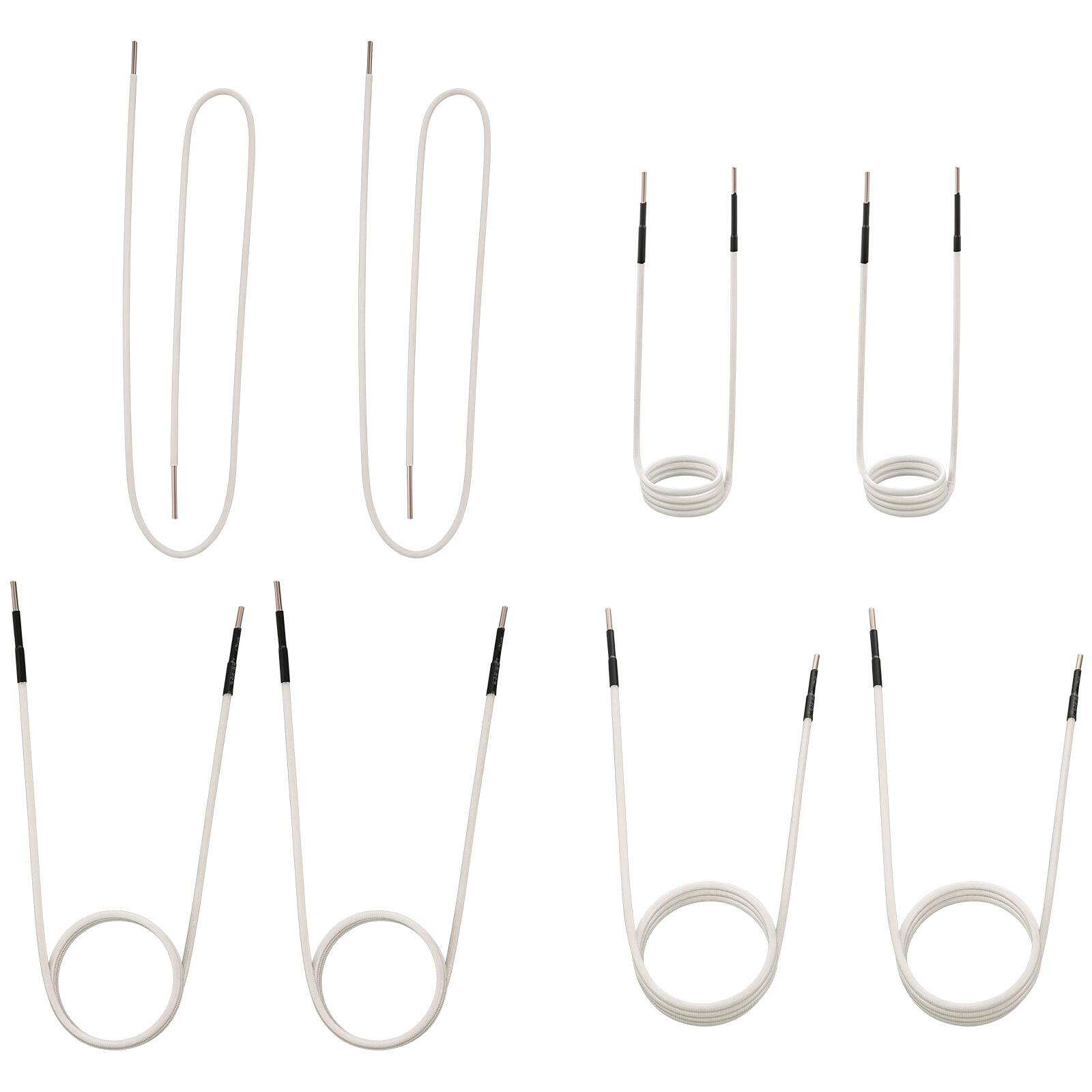 Alt View 5. VEVOR - Induction Heater Inductor Coil Kits, Magnetic Mini Induction Heater Kit, No-Flame Heat Accessories 8pcs - Black;White.