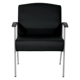 Office Star Products - Big & Tall Healthcare Guest Office Chair - Dillon Black Fabric