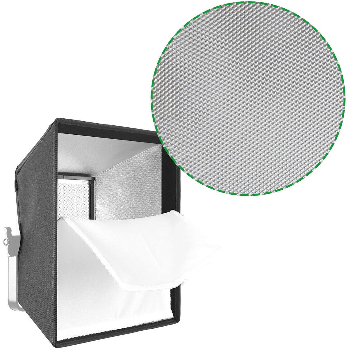 Alt View 7. GVM - GVM Softbox for 672S, MB832, 50RS, 520LS, 520S, and 1200D LED Panels.