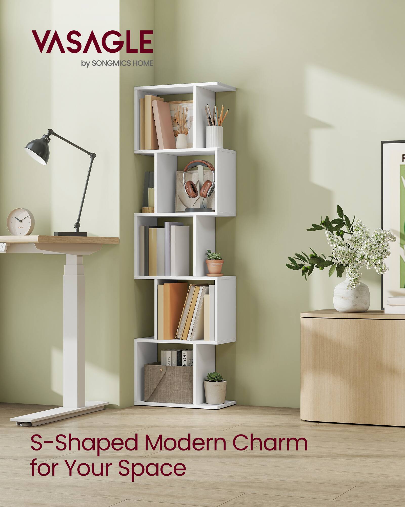 VASAGLE by SONGMICS HOME

S-Shaped Modern Charm for Your Space