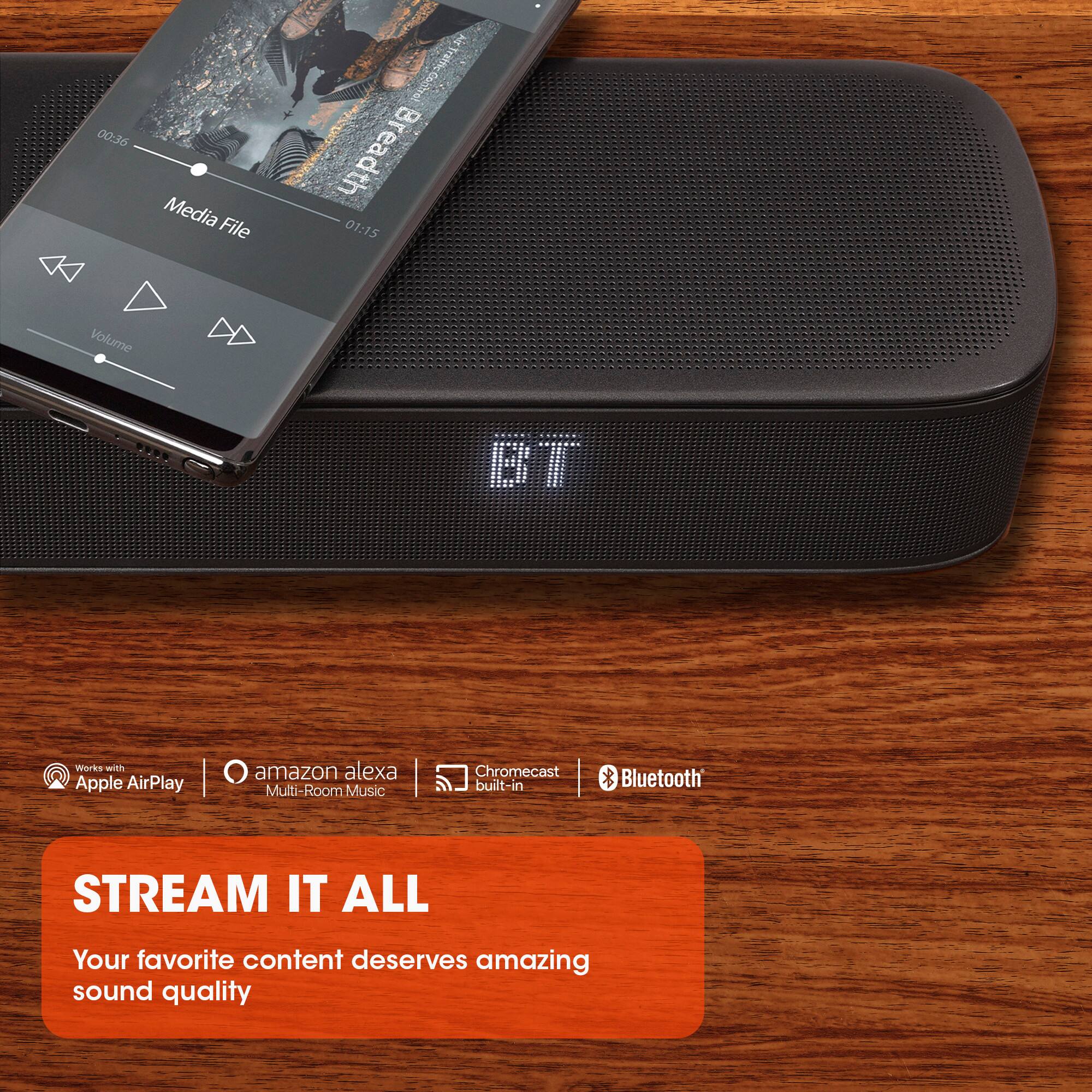 Stream It All: Your favorite content deserves amazing sound quality.