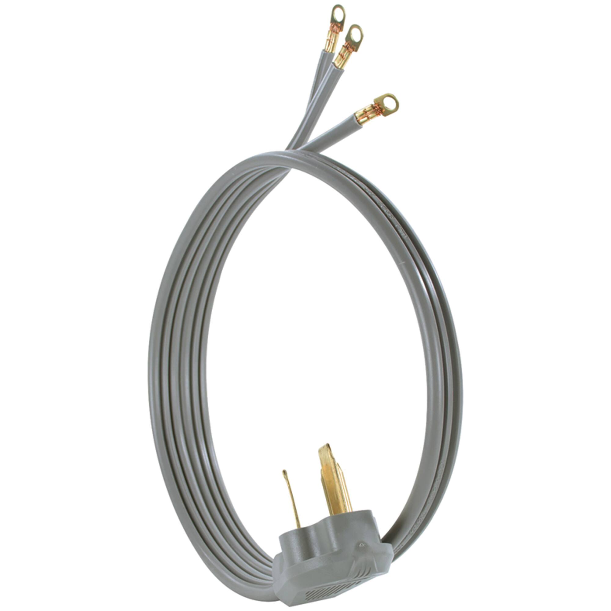 Alt View 9. Certified Appliance Accessories - 3-Wire Eyelet 40 Amp Range Cord 6 ft.