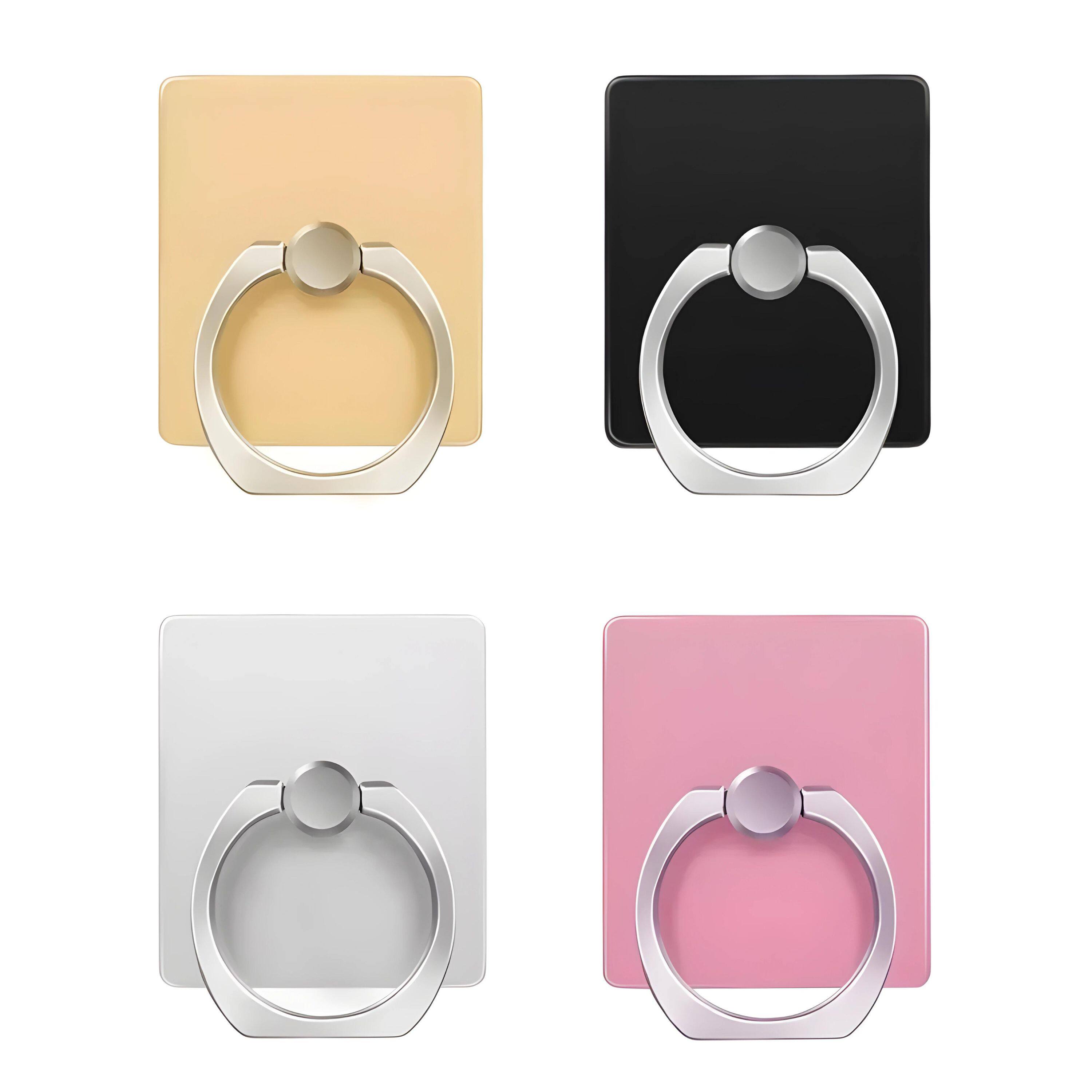 Kitcheniva - 360° Rotating Universal Finger Ring Stand 4 Pack - Multi