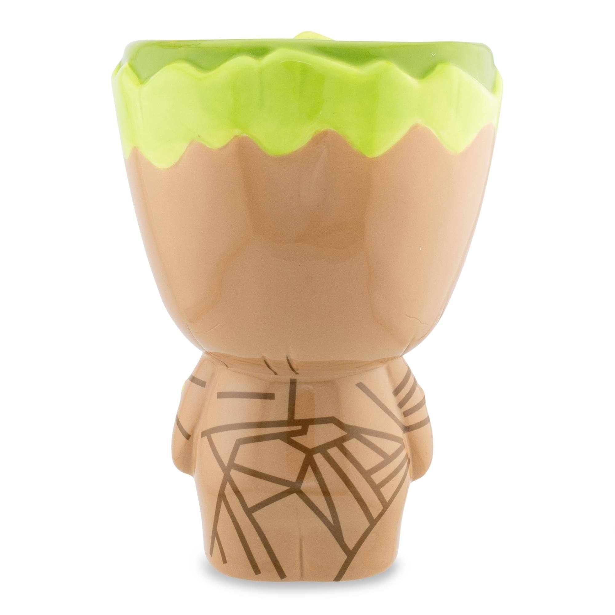 Alt View 10. Marvel - Marvel Studios Guardians of the Galaxy Baby Groot 20-Ounce Sculpted Ceramic Mug - Brown.