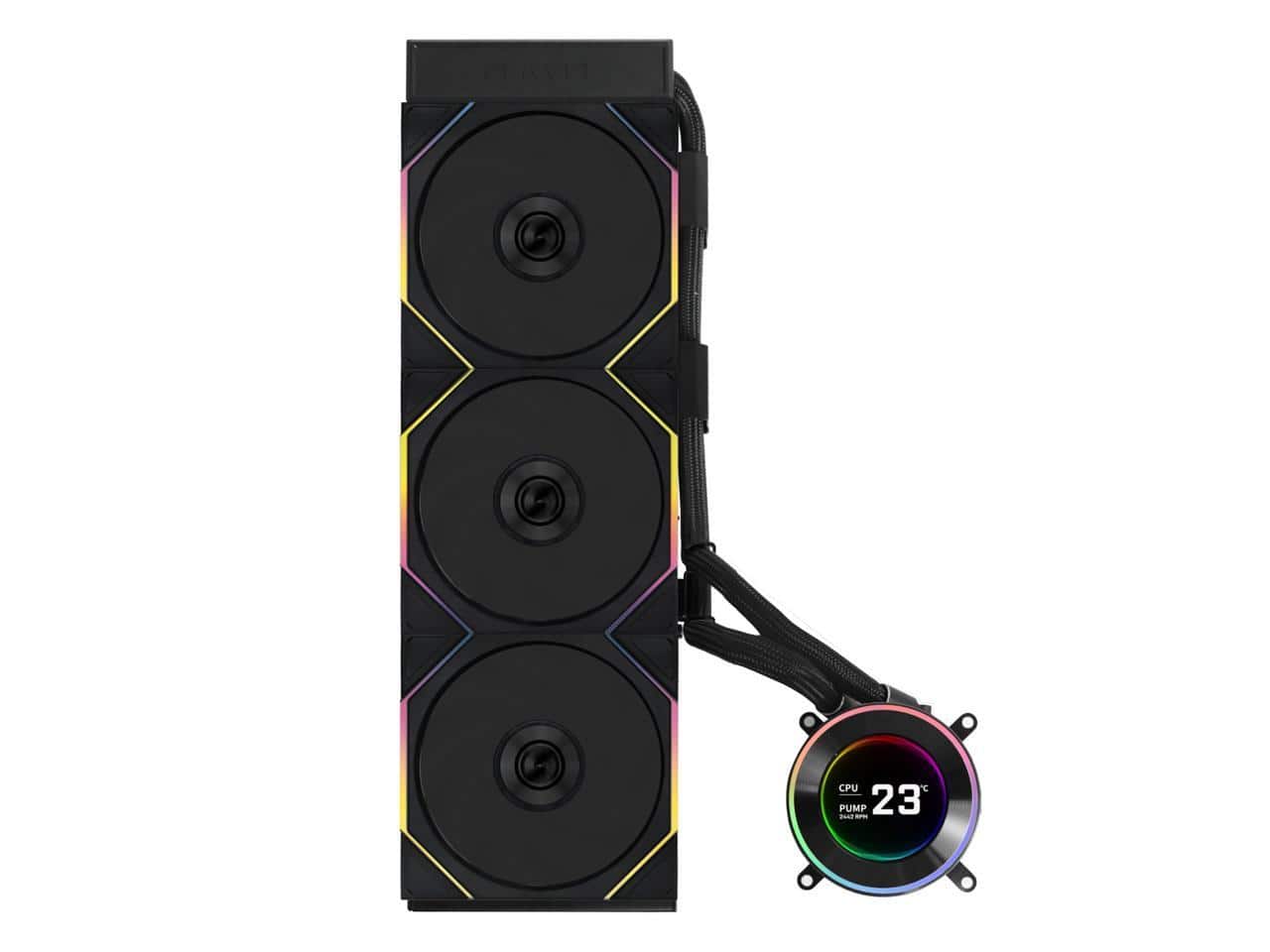 Lian Li Hydroshift II 360 TL RGB Liquid CPU Cooler 360mm AIO 3X