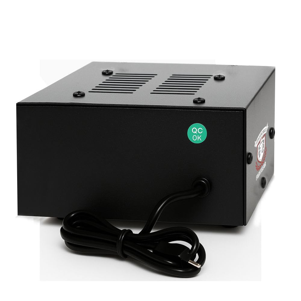 Back. Amber Sporting Goods - Boxing Timer, 2 or 3 Minute Rounds, Steel Gym Interval Timer for Boxing, MMA, Kickboxing, Martial Arts - Black.