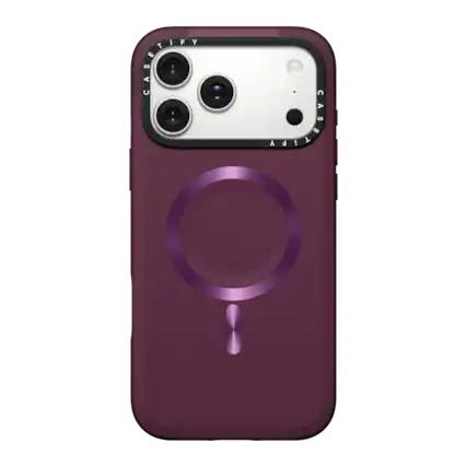 Front. CASETiFY - Apple iPhone 17 Pro Max Force Case - Mulberry.