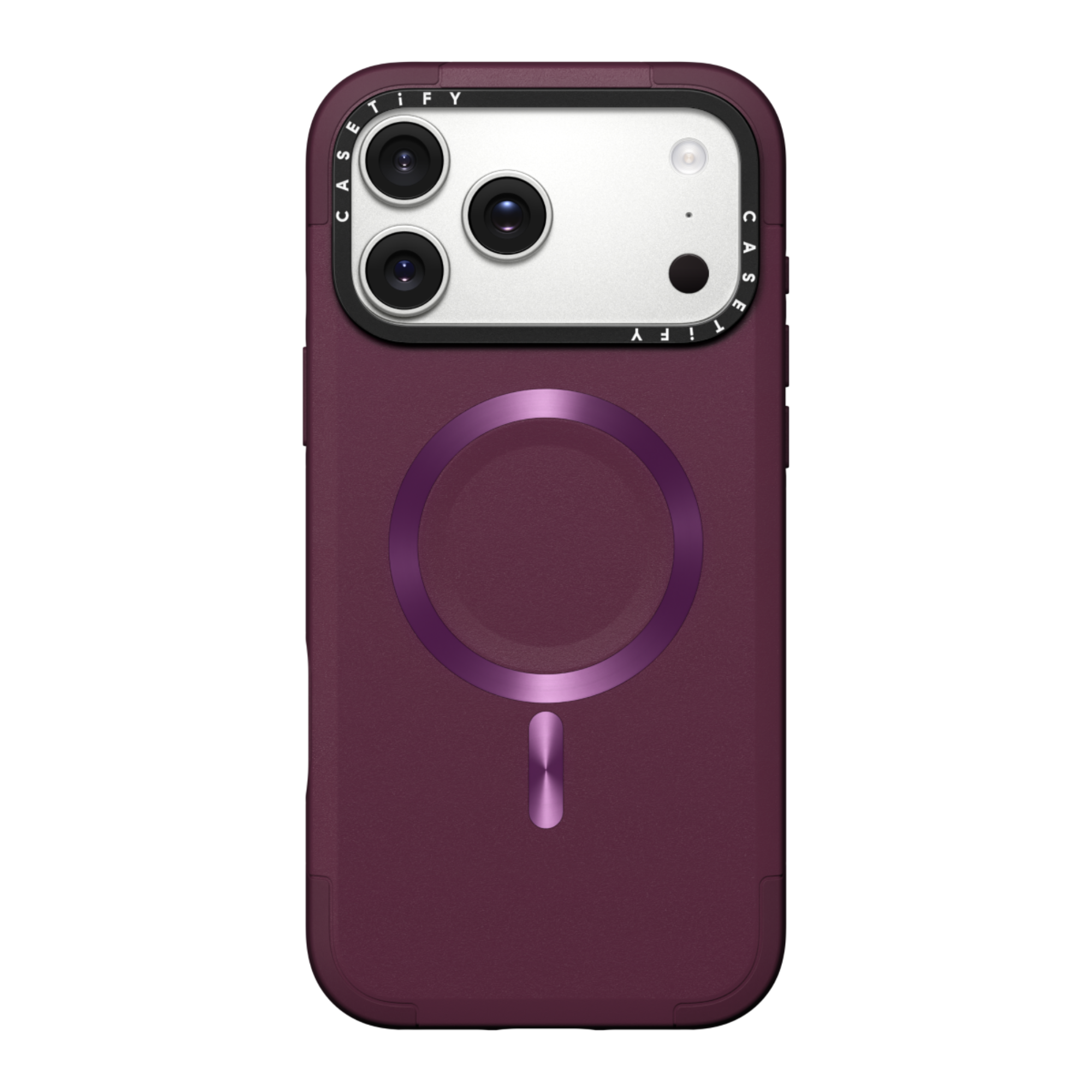 Front. CASETiFY - Apple iPhone 17 Pro Max Force Case - Mulberry.