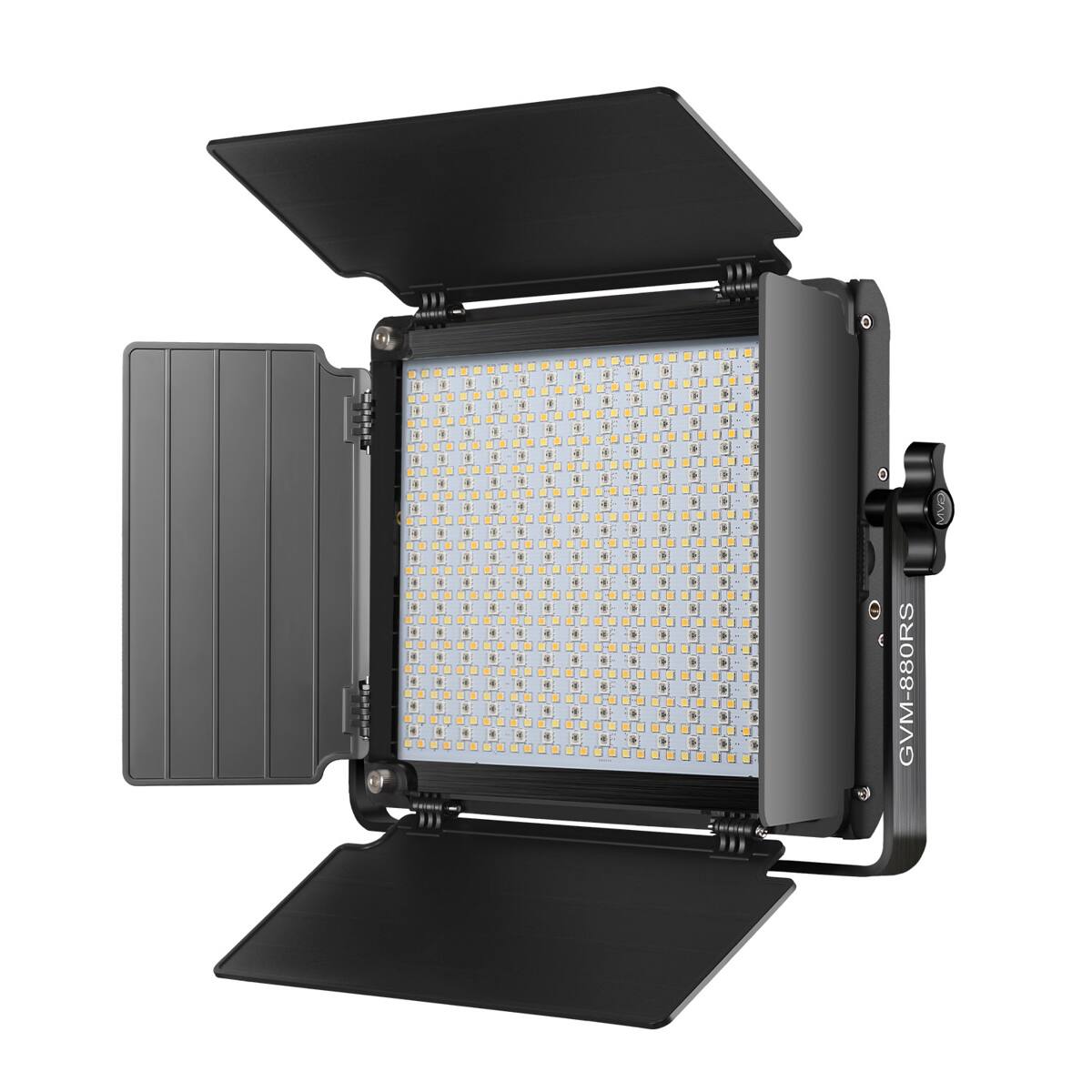 Alt View 5. GVM - GVM 680RS 50W Bi-Color RGB Studio Soft LED Panel 2-Light Kit.