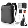 VEVOR - Vacuum Travel Backpack, 65L, Expandable Vacuum Seal Compression Travel Backpack with Pump, with TSA-Approved Lock - Black