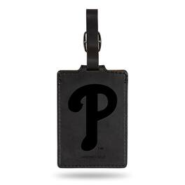 Jardine - Ultra Suede Luggage Tag - Black