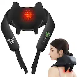 The Best Inks - Shiatsu Neck And With Heat Upgraded 2600mah Cordless Shoulder Deep Tissue 6d Kneading Massages Pillow For Foot Body - U20-2600