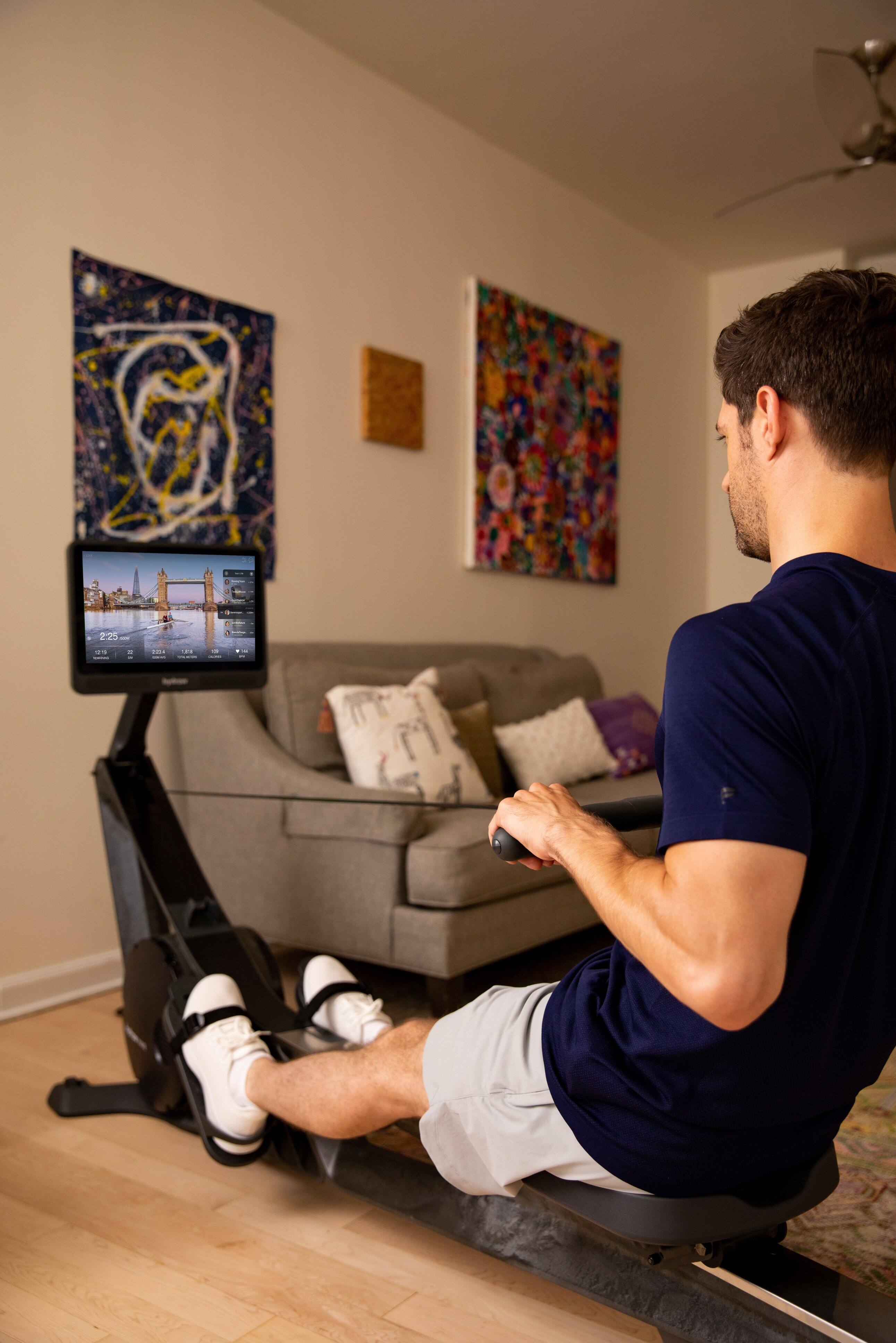 Alt View 14. Hydrow - Wave Rowing Machine - Black.