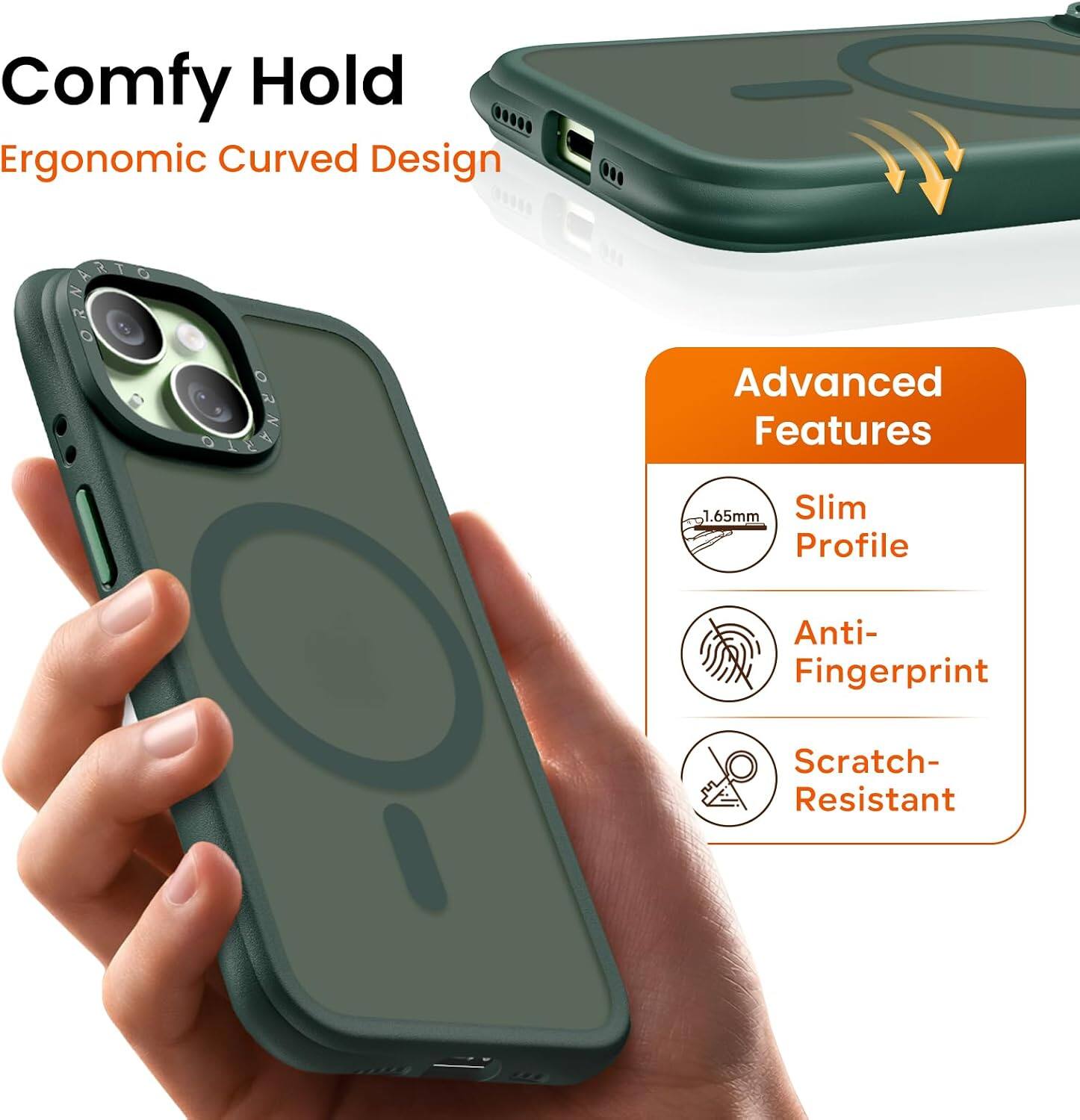 Comfy Hold Ergonomic Curved Design

Advanced Features
1.65mm Slim Profile
Anti-Fingerprint
Scratch-Resistant