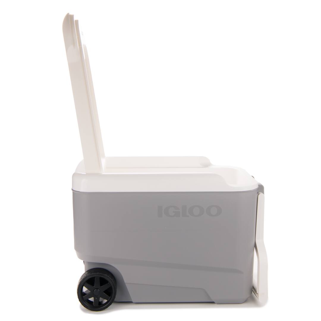Alt View 6. Igloo - IGLOO Wheelie Cool 38 Qt Cooler, Gray - Gray.