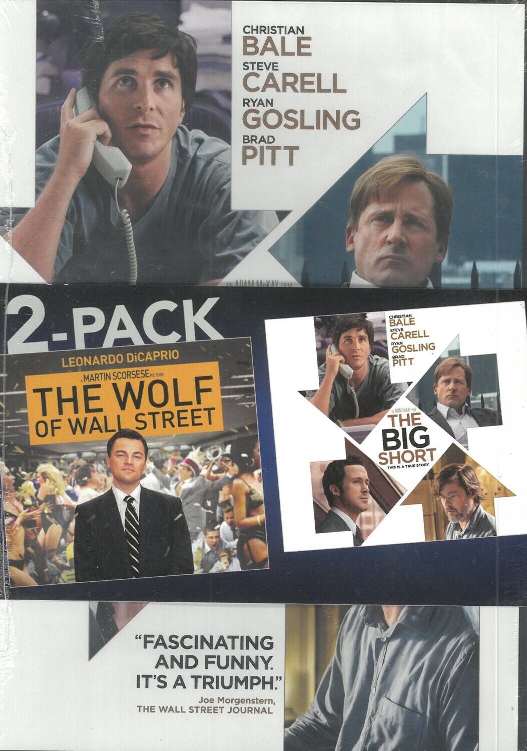 Wolf Of Wallstreet/Big Short   - DVD