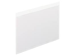 Pendaflex - File Pocket, Clear Envelopes 100/Each - Clear with White Back