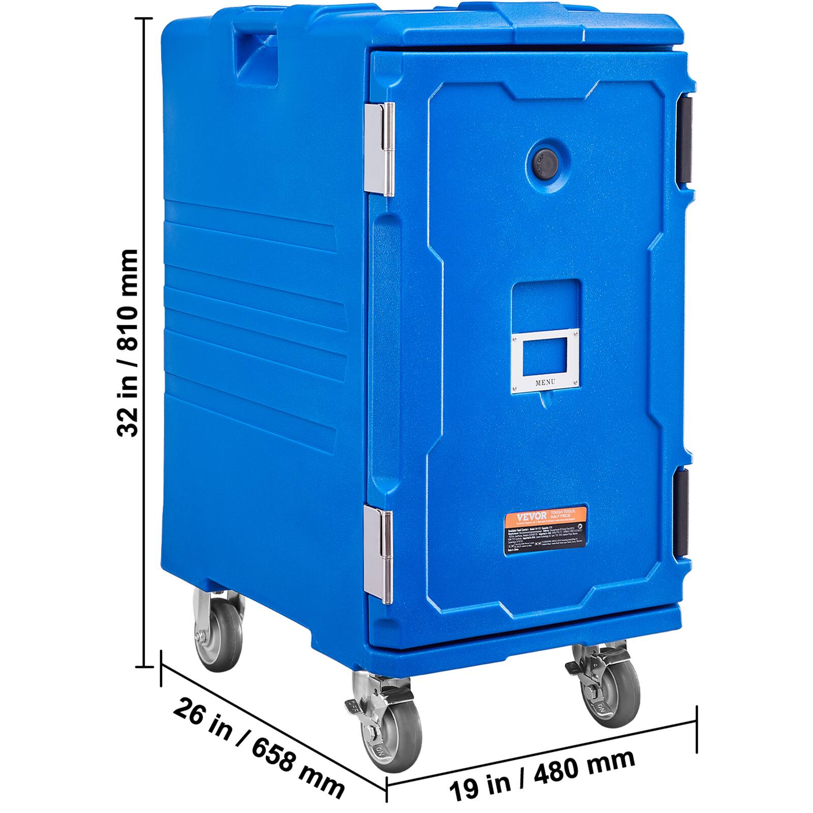 32 in / 810 mm
26 in / 658 mm
19 in / 480 mm