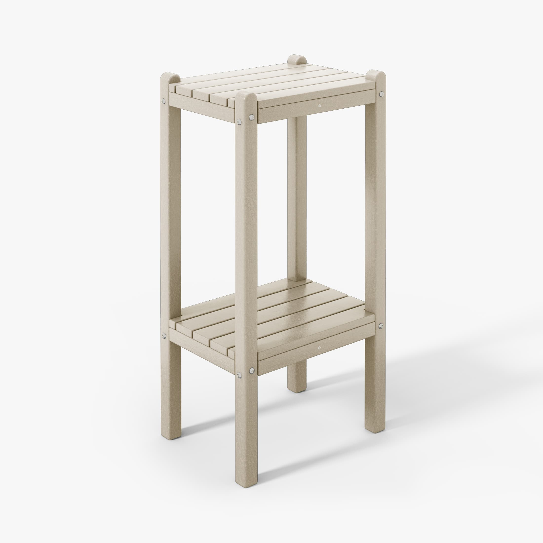 "WestinTrends - Malibu 36"" Outdoor Adirondack HDPE 2-Tier Patio Side Table - Sand" price history on PriceWatchPro