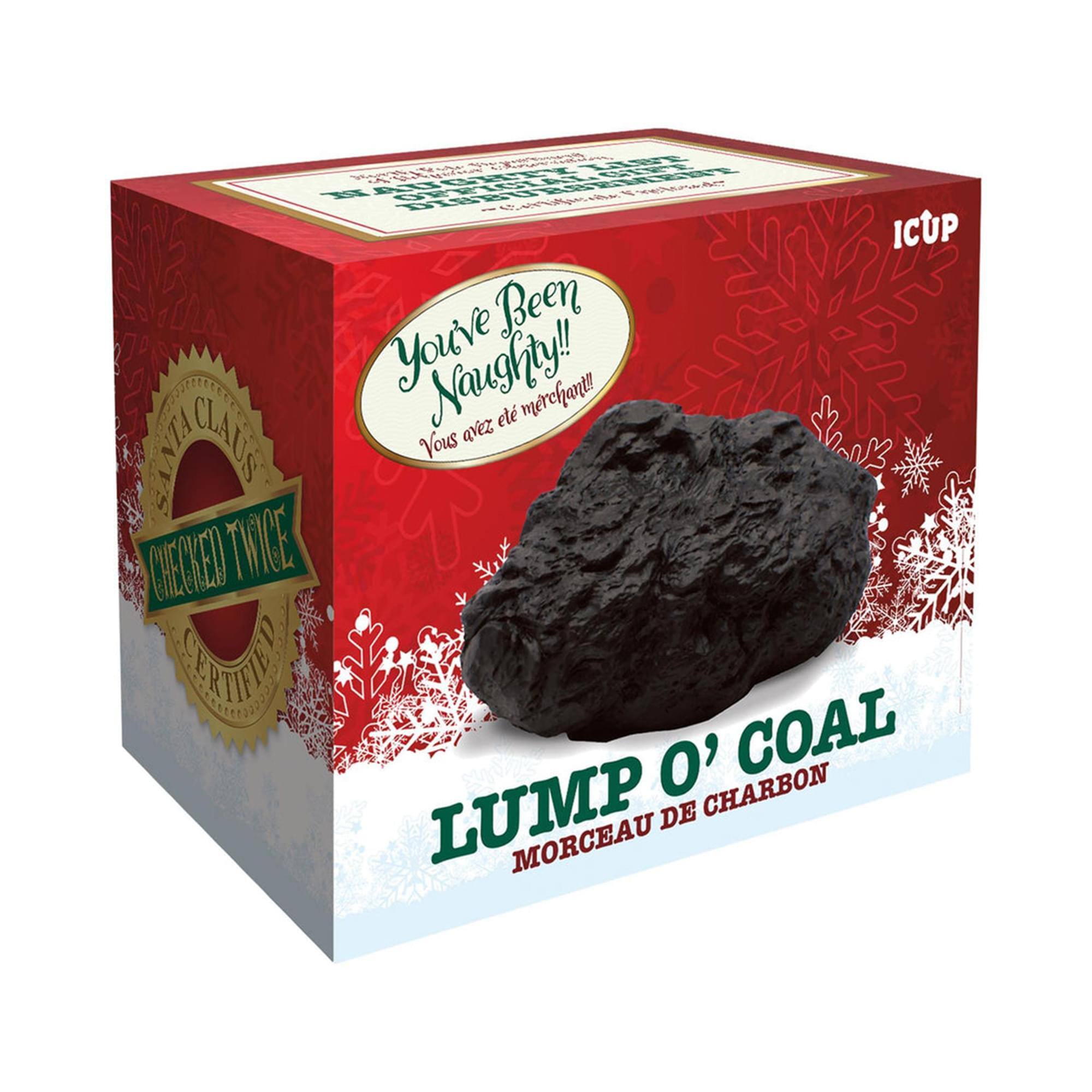 You've Been Naughty!!  
Vous avez été méchant!!  

Lump O' Coal  
Morceau de Charbon  

Certified Twice  
Certifié Deux Fois  

Santa Claus