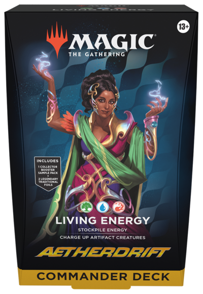 Magic: The Gathering Aetherdrift Commander Deck - Living Energy Magic: The Gathering Aetherdrift Commander Deck - Living Energy