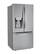 Angle. LG - 24.5 Cu. Ft. French Door Smart Refrigerator with Slim SpacePlus Ice - Stainless Steel.