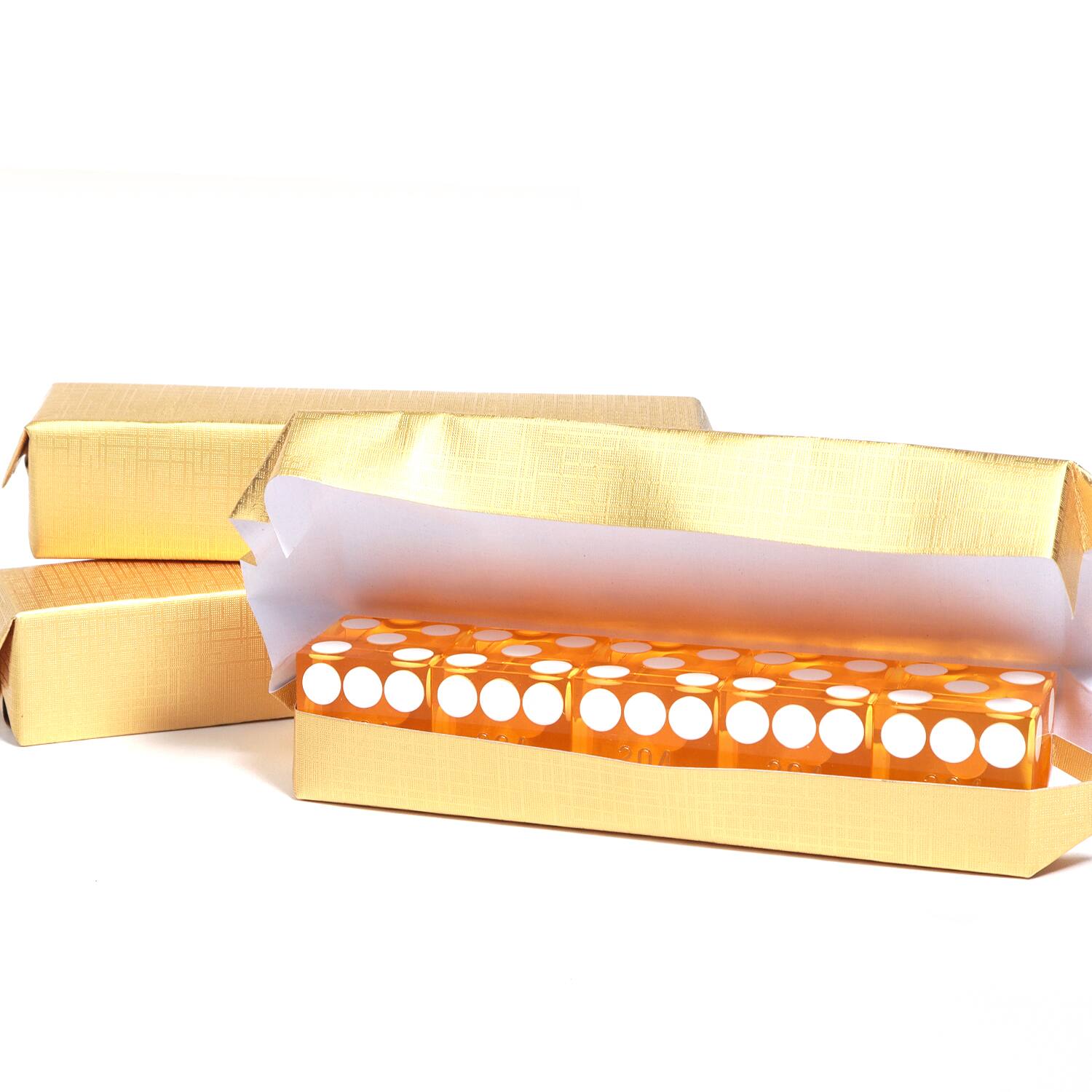 Back. GSE Games & Sports Expert - 19mm Vegas Casino Style Craps Dice Set of 5 with Razor Sharp Edges（Yellow).