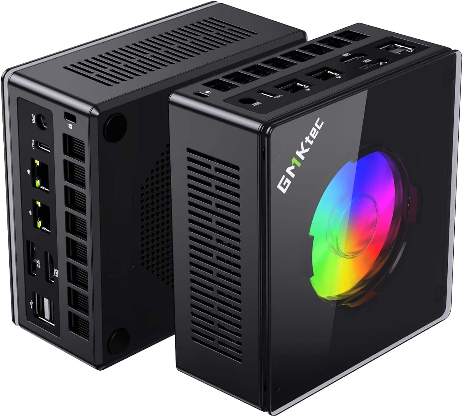 GMKtec - Gaming PC, K11 AMD Ryzen 9 8945HS(8C/16T, Up to 5.2GHz), 32GB DDR5 RAM 1TB Mini PC Desktop Computer