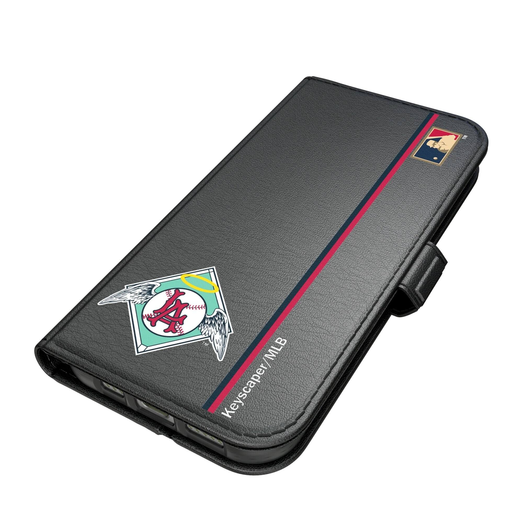 Alt View 1. Keyscaper - California Angels iPhone Folio 2.0 Case - 17 - Black.
