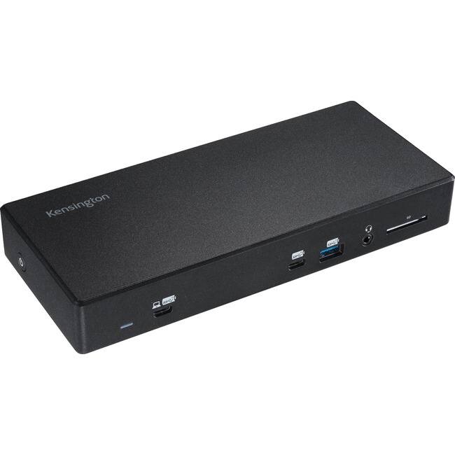 Front. Kensington - Kensington SD4855P Docking Station - for Notebook, Monitor - 100 W - USB Type C - 4K - 6 x USB Ports - 5 x USB Type-A.